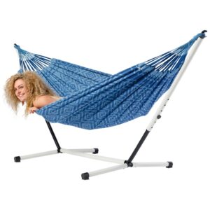 Hammock Tones of Blueberry with metal stand