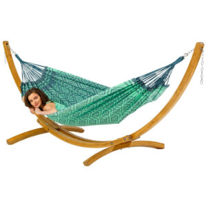 Hammock Tones of Edamame with wooden stand
