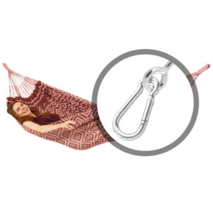 Hammock Tones of Eggplant with hanging kit