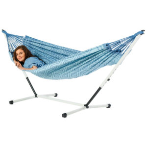 Hammock Tones of Juniper with metal stand