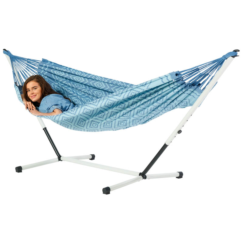 hangmat_tones_of_juniper_stalen_frame_vrijstaand hangmat_tones_of_juniper_stalen_frame_vrijstaand