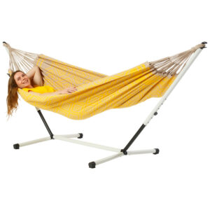 Hammock Tones of Parmesan with metal stand