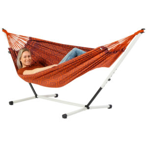 Hammock Tones of Redbush with metal stand