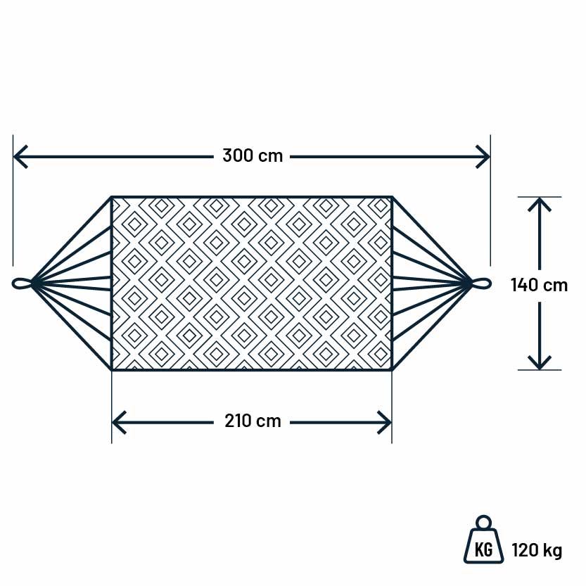 Luilak_Hangmat sizes_Luilak_Hangmat sizes_Tow_300x140cm Luilak_Hangmat sizes_Luilak_Hangmat sizes_Tow_300x140cm